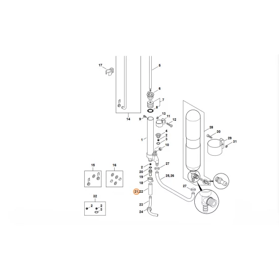 STIHL  Wąż 4247 705 4700